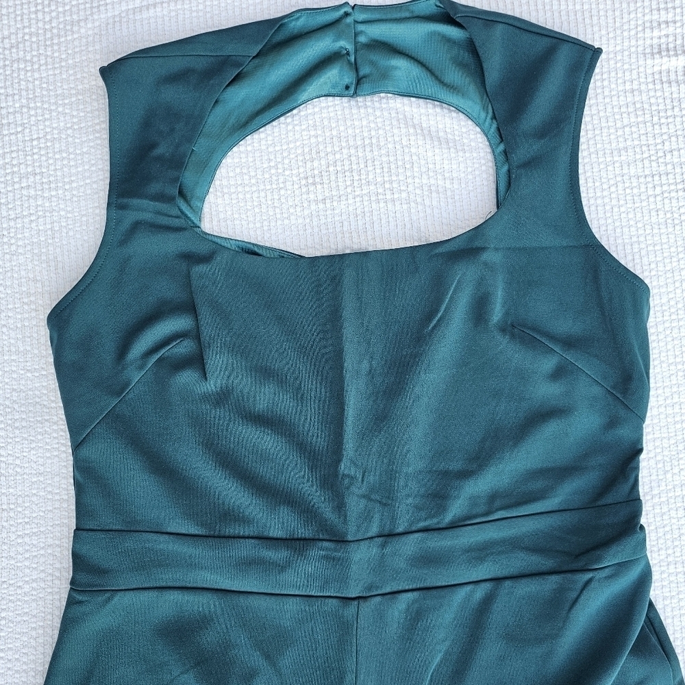 Cicy Bell Dressy Jumpsuits Sleeveless Square Neck with Cutout Zipper Back - Picture 4 of 16